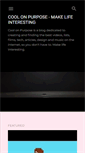 Mobile Screenshot of coolonpurpose.com